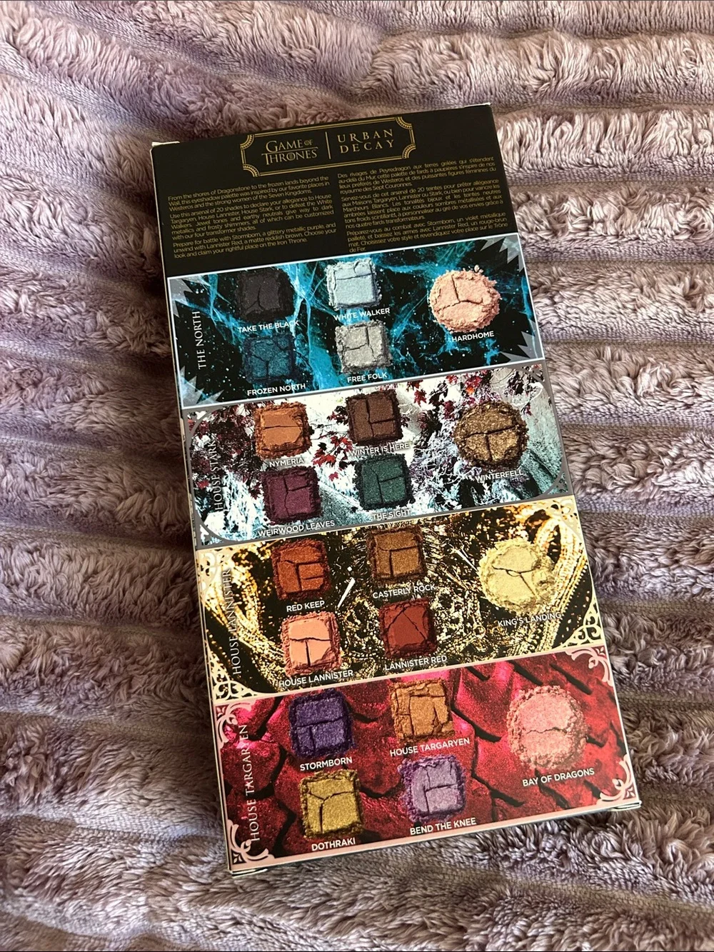 NIB Urban Decay Game of Thrones Eye Shadow Palette